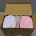 Frienda 4 Pcs Valentines Mini Mailbox, 5 x 3 Inch Mini Tinplate Tins Containers with Lids for Cards Cookie Candy Storage Playhouse Decorations, Small Boxes for Party Gifts (Red,Pink)