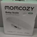 Momcozy Baby Scale, Multi-Function Scale for Body Weight and Height Measurement, Weighted Feeds, with Curved Removable Tray, for Newborns, Adult Scale & Pet Scale, 5 Units, Auto-Off,Digital LED Screen