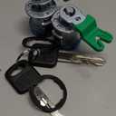 X AUTOHAUX 1 Pair Door Lock Cylinder Set w/ 2 Keys for Ford F150 F250 F350 F450 Explorer Expedition for Ranger E150 E250 E350 for Lincoln Front Left Right Door Lock Tumbler NO. 7C3Z1521990A