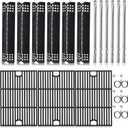 Grill Grate Parts for Nexgrill Replacement Parts 6 Burner 720-0896B, 720-0896, 720-0896E, 730-0896, 720-0896C, Grill Cooking Grates, Heat Plates, Burner Tubes and Igniters for Nexgrill Deluxe 6 Burner