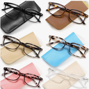 NOVIVON 6 Pack Reading Glasses for Women, Reading glasses men, Blue Light Blocking Readers, Computer eye glasses, Cheaters +1.5