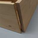 RoyalHouse Big Natural Bamboo Tea Storage Organizer with Clear Acrylic Top Window, 8 Compartments Eco-Friendly Tea Bag Holder, Multi-Functional Storage Box