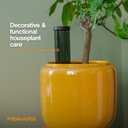 Fiskars LifeWell Watering Spike for Indoor Plants  Self-Watering Device with Transparent Reservoir, Porous Ceramic Cone, UV-Resistant & Recycled Plastic, 11.75 oz