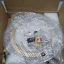 UOFUS 28W Gold LED Flush Mount Ceiling Light 12inch Modern Round Ceiling Light Fixture 3000K-6000K Super Bright Circle Ceiling Lamp for Bedroom Kitchen Bathroom Entryway Hallway Stairwell (11.81inch)