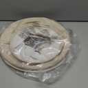 Double TOOTOO STAR Brown Lamp Shade Set of 2, Large Drum Lampshade for Floor Light and Table Lamp 10x14x10 inch, DIY Fabric Natural Linen Hand Crafted, Spider (Brown, 10 x 14 x 10.5 inch)