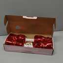 Lovecheer 2PCS/6PCS Metallic Pom Poms Cheerleading with Baton Handle Cheer Pompoms for Kids Adults Team Sports Spirit Party Cheering (Red)