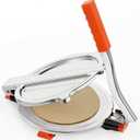 Press Stainless Steel Puri Roti Maker Press Machine with Handle Stainless Steel Poori Press Papad Khakhra Puri Roti Maker with Handle (Pack of 1)