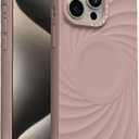 ORNARTO Vortuxe for iPhone 15 Pro Case 6.1" | 2X MIL-STD Drop Protection | Compatible with MagSafe | Sleek Aesthetic Liquid Silicone Phone Cover - Latte