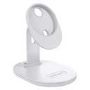 OtterBox Stand Holder with Precision-fit Design for Apple MagSafe Charger, Accommodates Strong Magnetic Alignment and Attachment for iPhone, White