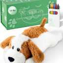 Heatable Weighted Plush Puppy Dog Cozy Comfort & Security, Soothing Stuffed Animal for Kids & Toddlers, Compact 1.5 lbs Perfect for Cuddles!