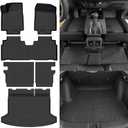 NQOQN Floor Mats for 2024 2025 2026 Honda Prologue/Chevrolet Blazer EV Floor Mats & Trunk Mat & Backrest Mats for Honda Prologue All Season Odorless Accessories Floor Liner