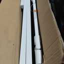 Extra Wide Baby Gate 85.8-104.5 Inch, Pressure Mounted No Drilling, for Stairs & Doorways, Metal White Indoor Safety Gate for Kids and Dogs