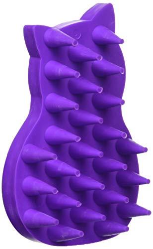 KONG Cat ZoomGroom Brush - Soft Rubber Grooming Tool for Brushing, Massaging, Bathing, and Reducing Hairballs