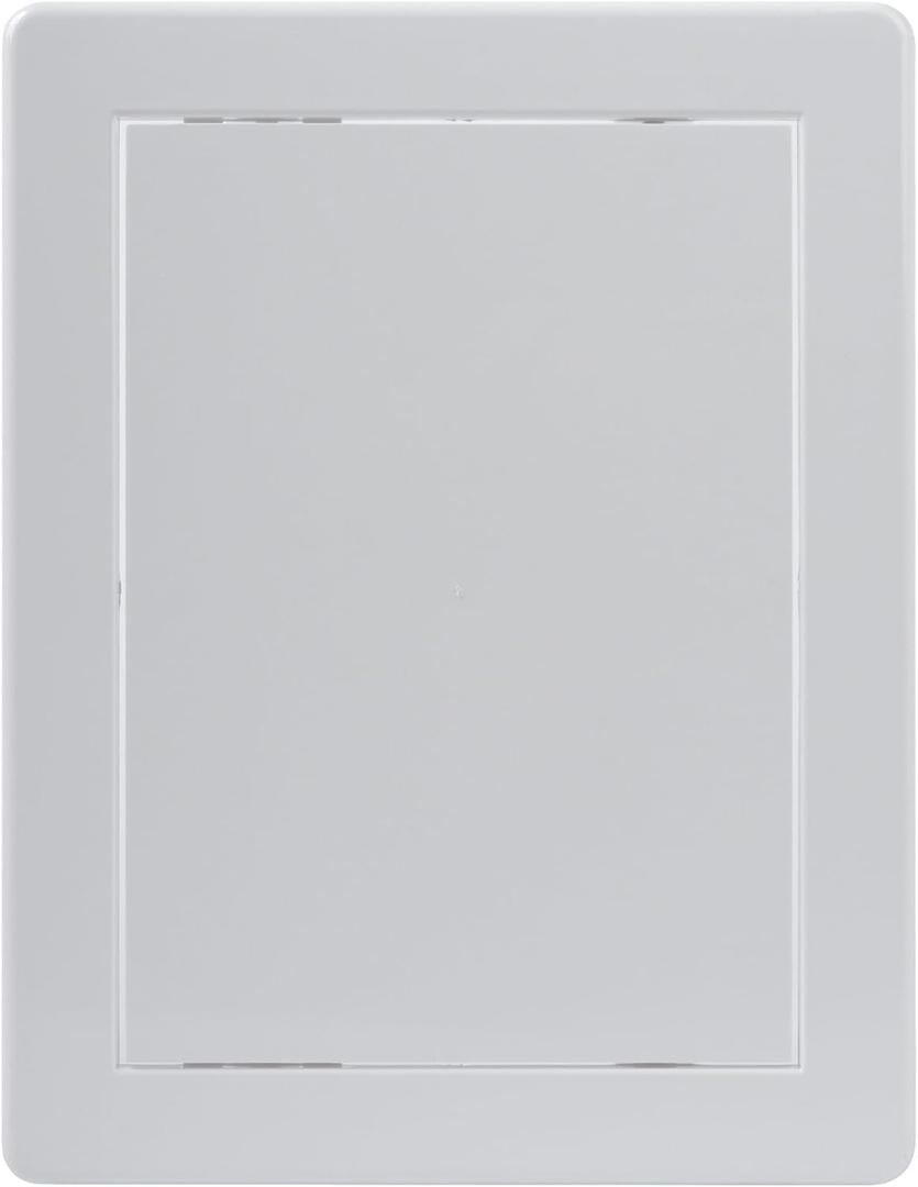 Vent Systems White ABS Plastic - Access Panel 6 x 8 Inch - Access Panel with Door for Drywall, Wall and Ceiling Electrical and Plumbing Service Wall Hole Cover - Exterior Dimensions 6.7x8.7 Inches