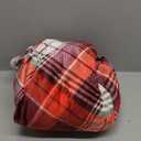 HOMRITAR Ultra Soft Throw Blanket with Plaid, Cozy Flannel Fleece Luxury Blanket for Bed, Sofa and Couch (50 x 60 inch, Red)