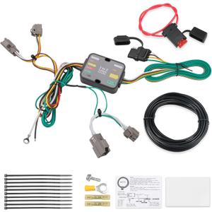 WATERWICH 4-Pin Trailer Wiring Harness Compatible with 2020-2024 Ford Explorer, 2011-2019 Ford Taurus, 2013-2016 Lincoln MKS Replacement for 56093 Trailer Hitch Wiring Harness