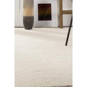 SAFAVIEH Area Rug 5x8 - Natura Collection - Ivory, Handmade Wool Blend, Textured Design, Ideal for Living Room, Bedroom, Dining Space (NAT620A)