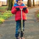 Glooarm 3 Pairs Kids Gloves Winter Gripper Knit Magic Gloves Stretch Warm Cold Weather Gloves for Boys Girls 4-12 Years (Pentacle Printing)