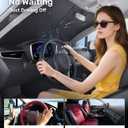 Zanch 2025 Upgraded Car Windshield Sun Shade [Cool Down by 75 ] with Heat Insulation Coating, Foldable Sunshade Umbrella Flexible Handle & Ribs, Medium (57''x32'') for Car, SUV, Truck, Van