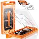 MRGLAS TOP 9H+ Glass 1 + 1 Packs for iPhone 17 Pro Max Screen Protector with Camera Lens Protector [Zero Bubble][10X Military Protection] 17 ProMax Tempered Glass Full Edge Coverage, Case-Friendly