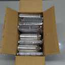 BUCLA 200 Pieces Silver Plastic Silverware - Heavy Duty Disposable Cutlery set - 100 Silver Plastic Forks, 100 Disposable Spoons for Catering, Parties, Dinners, Weddings and Christmas