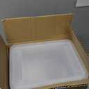 Citylife 4 Packs Small Storage Bins with Lids 3.2 QT Plastic Storage Containers for Organizing Stackable Clear Storage Boxes