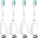 Aoremon Replacement Toothbrush Heads Compatible with Philips sonicare E-Series, 6 Pack Replacement Brush Heads Come with Caps