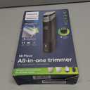 Philips Norelco Multigroom 5000 Series, All-in-One Trimmer and Hair Clipper, 18-Piece Men's Grooming Kit for Beard, Face, Hair, Body and Intimate Areas, No Blade Oil Needed, Model MG5910/49 (Black)