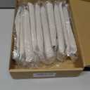 Modket Euro Square Cabinet Handle Pull 304 Stainless Steel  5-3/8" Overall Length, 5" (128mm) Hole Centers, Brushed Satin Brass Gold 10-Packs