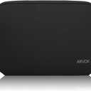 Arvok 11 11.6 12 Inch Laptop Sleeve Case for MacBook Air 12, Water-Resistant Neoprene Notebook Computer Tablet Sleeve, Carrying Bag Cover for Chromebook/HP/Dell/Lenovo/Asus/Acer, Black