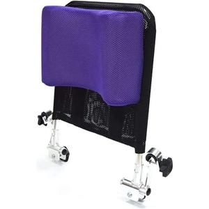 Wheelchair Headrest Backrest,Headrest Neck Support Comfortable Seat Back Cushion U Type Pillow Adjustable Angle Low Repulsion Breathable Universal Wheelchair Accessories Toilet Chair(Purple)