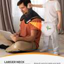 CooCoCo Heating Pad for Neck and Shoulders and Back, Neck Heating Pad, FSA Eligible Heated Neck Wrap, Weighted Heat Pad for Neck Shoulder, Shoulder Heating Pad, 6 Heat Settings