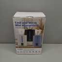 6L Humidifiers for Bedroom Large Room Home,Cool and Warm Humidifier for Baby and Plants Hot Mist Top Fill Desk Humidifier Oil Diffuser,Quiet,Auto Mode,360Nozzle-Midnight Black(2026 Upgraded)