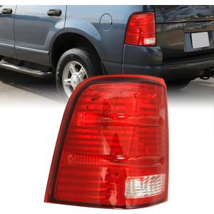 Tail Light Assembly Compatible with 2002 2003 2004 2005 Explorer Rear Brake Tail Lamp Replacement w/o Bulbs Replacement FO2800159 1L2Z13405AA (Left Driver Side)