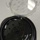 3rd Gen Chicken Shredder Tool Twist Large with Detachable Plate for Easy Transfer, Chicken Breast Shredder, Meat Shredder, Strong Anti-Slip Strip Base, Visible Lid, Ergonomic Handle, Dishwasher Safe