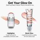 Milk Makeup Highlighter Cream Highlighter Stick for Face + Body with Radiant, Shimmery Glow Buildable, Blendable, Vegan Formula for All Skin Types