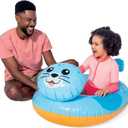 Intex Blue Inflatable Racing Car For Kids Ride-on Pool Cruiser Beach Float Toy