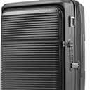 Samsonite Paralux Carry-On Luggage - Innovative Design - Quick Access Front Pocket - Dual Suspension Wheel Technology - TSA Lock - Expandable - Includes Removable Packing Cubes - Black, Carry-On Spinner