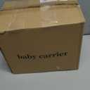 Baby Carrier with Hip Seat, Baby Carrier Newborn to Toddler up to 44lbs, 6-in-1 Ways to Carry, All Seasons, Adjustable Baby Holder Carrier for Breastfeeding(Black)