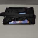 Airplane Foot Hammock, No Collapse Foot Rest for Plane Travel with Extended Adjustment Strap, Portable Desk Foot Hammock with Thickened Foam, Foot Sling Travel Essentials to Relax Your Feet (1 Pc Black)