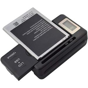 Universal LCD Battery Charger, Travel chargering for Samsung Galaxy S3 S4 S5 Note 2 3 4, Edge, Mega, LG, Huawei, HTC, ZTE, etc