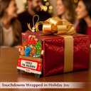 Football Ornament 2026 - Footballs Gift for Players Coach Team, Football Christmas Ornaments for Tree Decor, Unique Sport Gifts for Boys, Gifts for Friends Neighbors, Sport Ornaments for Tree