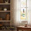 Thank You Gift for Women, Appreciation Gift for Friend, Mom, Teacher, Coworker, Rainbow Window Hanging Decor, Heart Prism Window Hanging Ornament for Home Dcor, Car Rearview & Office