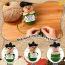 Inspirational Graduation Gift Crochet Scarecrow | Sentimental Congrats Grad Keepsake for Her Him, Class of 2025 - Handmade Yarn Figure with 'Adventure Begins' Card for New Journey, Son, Daughter