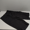 luvamia Bermuda Shorts for Women Knee Length High Waisted Cotton Elastic Wasit Summer Dressy Casual Long Chino Shorts (Large, Black)