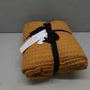 100% Turkish Cotton Throw Blanket King Size Caramel - Premium Quality, Light and Airy Waffle Weave All-Season Quilt - Lux Decorative Bedspread (Caramel, King Size 95" x 110" Inch)