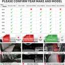 YITAMOTOR Floor Mats for 2019-2026 Chevrolet Silverado/GMC Sierra 1500 & 2020-2026 Chevy Silverado/GMC Sierra 2500HD/3500HD Crew Cab With Underseat Storage Box Bucket Seat, 1st & 2nd Row, Black