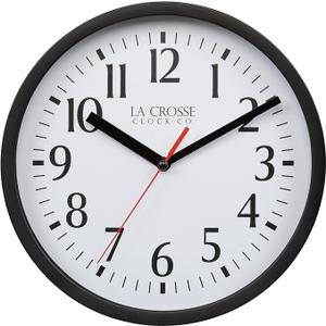 La Crosse 404-3020B 8-inch Basics Quartz Analog Wall Clock - Black La Crosse 404-3020B 8-inch Basics Quartz Analog Wall Clock - Black