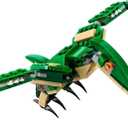 LEGO Creator 3 in 1 Mighty Dinosaur Toy, Transforms from T. rex to Triceratops to Pterodactyl Dinosaur Figures, Great Gift for 7-12 Year Old Boys & Girls, 31058