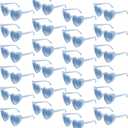 6/12/24/48 Pack Heart Sunglasses Vintage Heart Shaped Glasses Bulk Bachelorette Sunglasses for Women Wedding Party